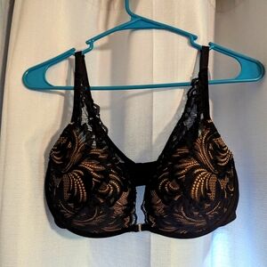 Adore Me Black Lace Bra